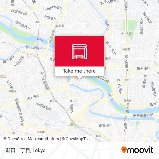 新田二丁目 map