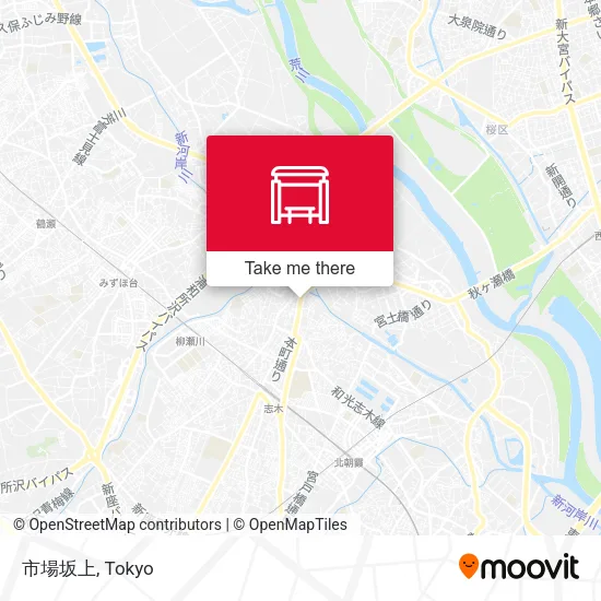 市場坂上 map