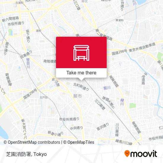 芝園消防署 map