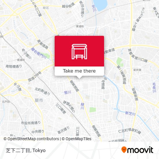 芝下二丁目 map