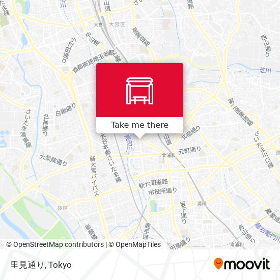 里見通り map