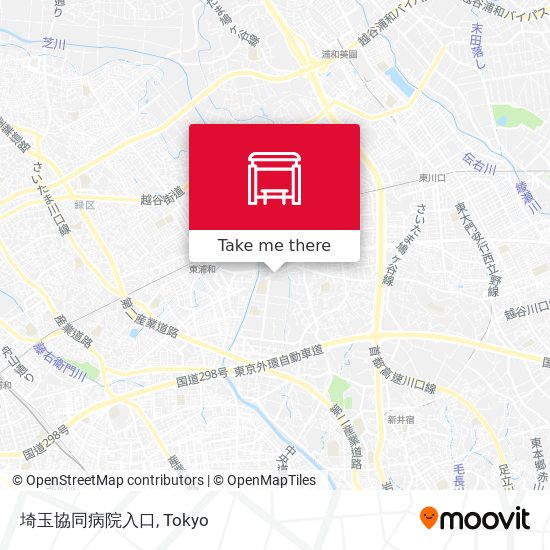 埼玉協同病院入口 map