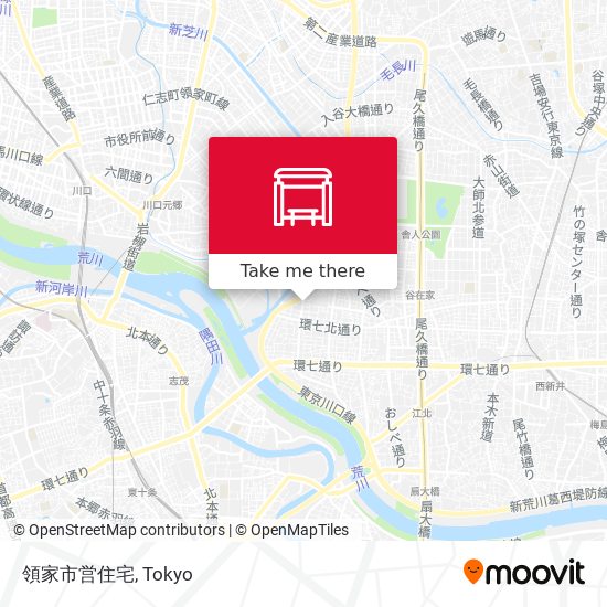 領家市営住宅 map
