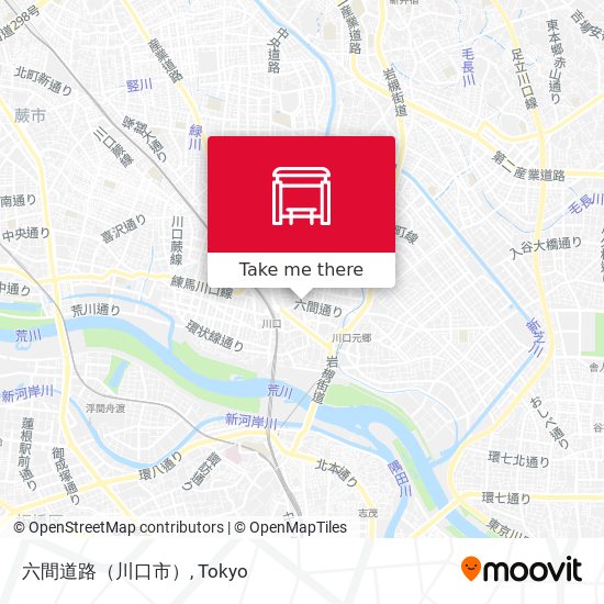 六間道路（川口市） map