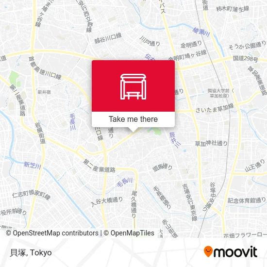貝塚 map