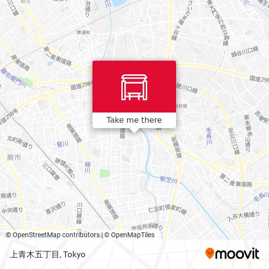 上青木五丁目 map