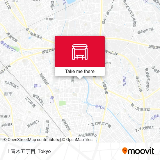 上青木五丁目 map