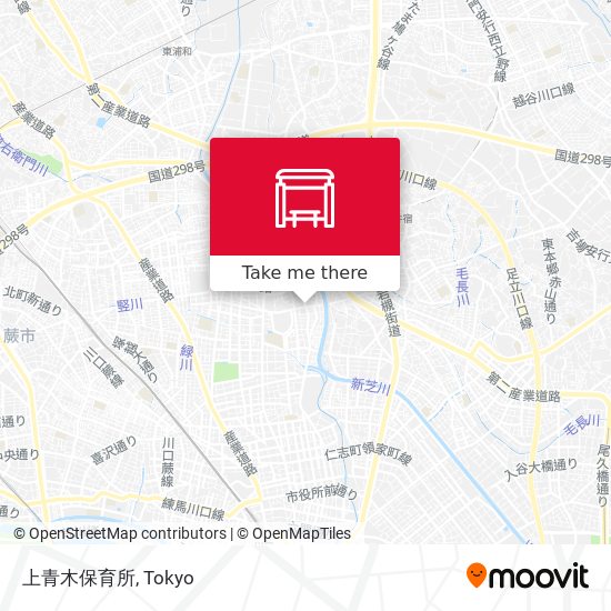 上青木保育所 map