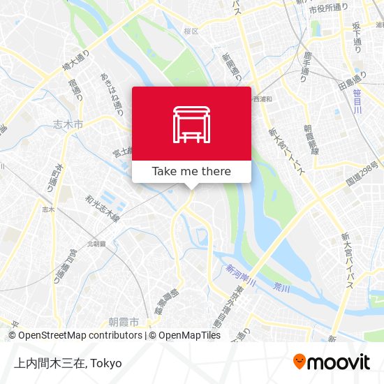 上内間木三在 map