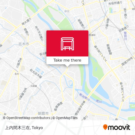 上内間木三在 map