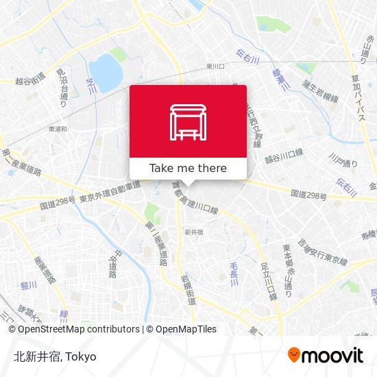 北新井宿 map