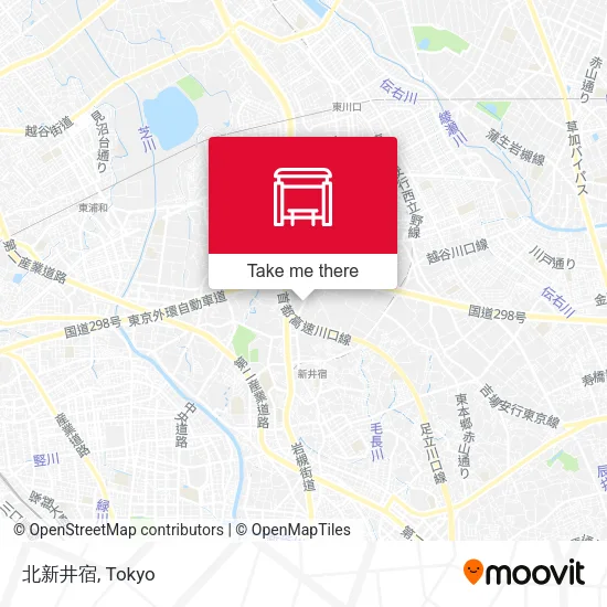 北新井宿 map