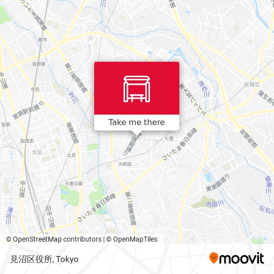 見沼区役所 map