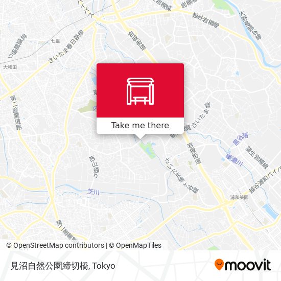 見沼自然公園締切橋 map