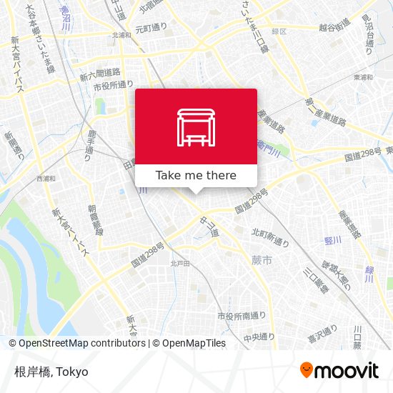 根岸橋 map