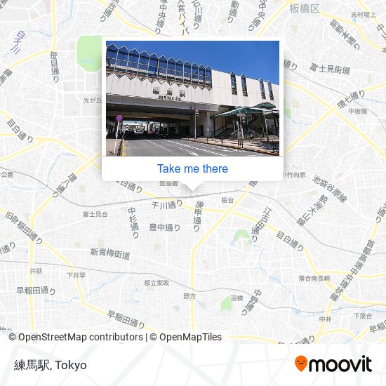 練馬駅 map