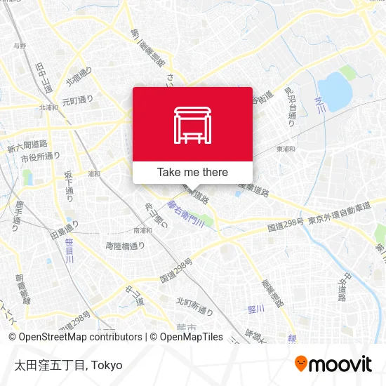 太田窪五丁目 map