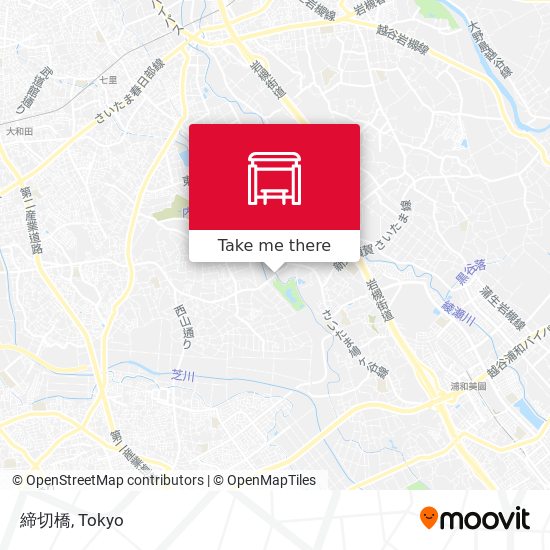 締切橋 map