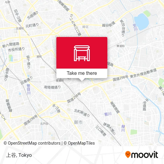 上谷 map