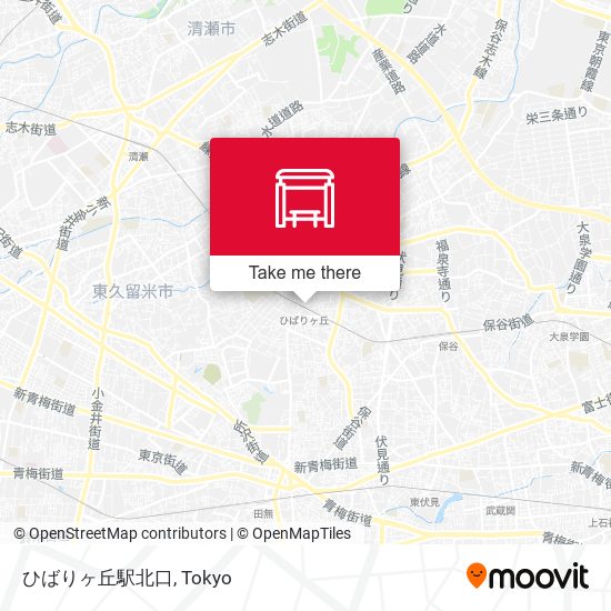 ひばりヶ丘駅北口 map