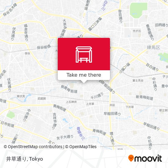 井草通り map