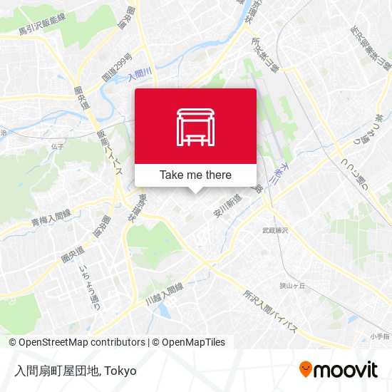 入間扇町屋団地 map