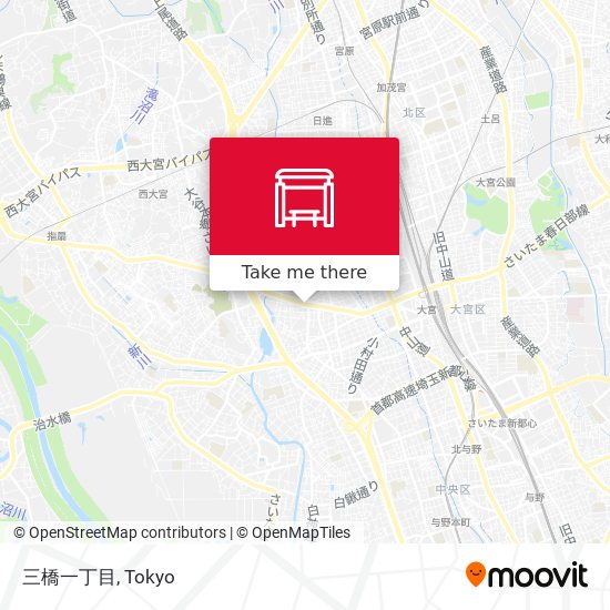 三橋一丁目 map