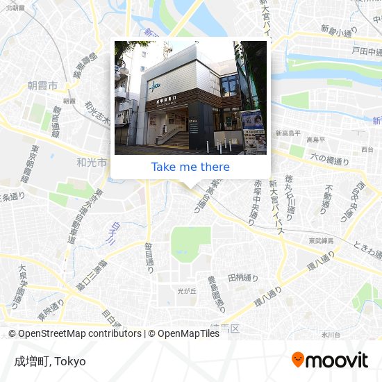 成増町 map