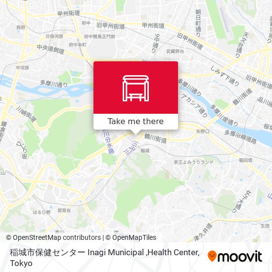 稲城市保健センター Inagi Municipal ,Health Center map