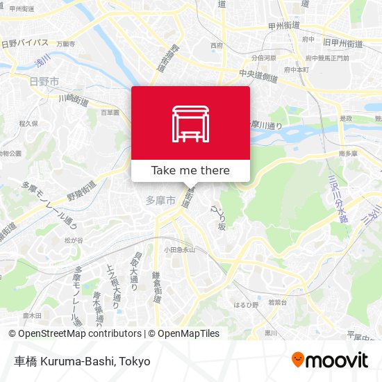 車橋 Kuruma-Bashi map