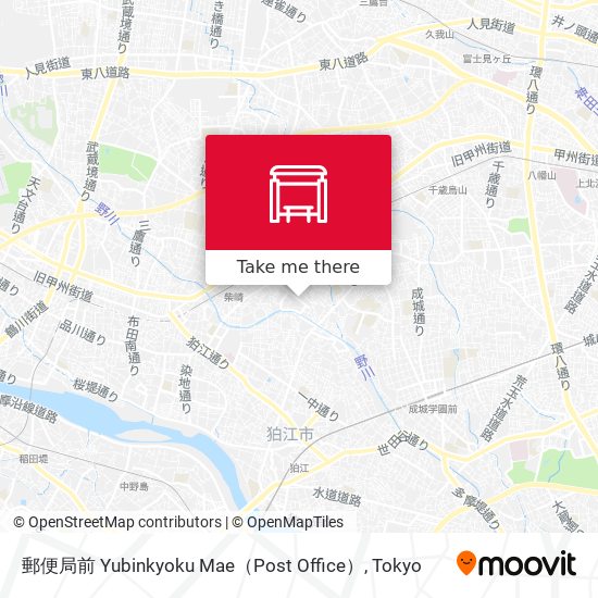 郵便局前 Yubinkyoku Mae（Post Office） map