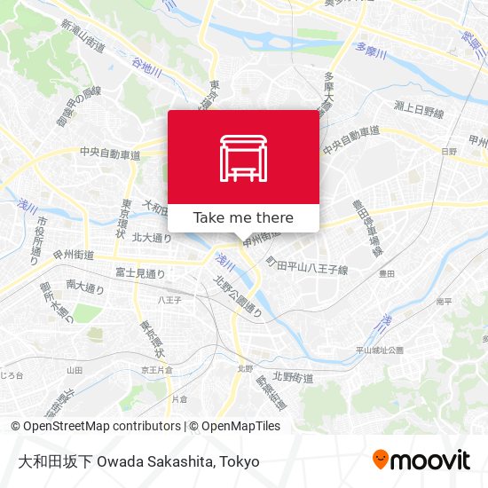 大和田坂下 Owada Sakashita map