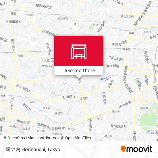 堀の内 Horinouchi map