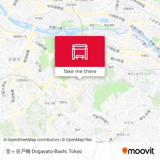 堂ヶ谷戸橋 Dogayato-Bashi map