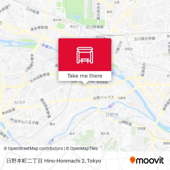 日野本町二丁目 Hino-Honmachi 2 map