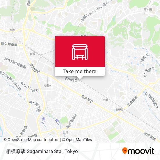 相模原駅 Sagamihara Sta. map