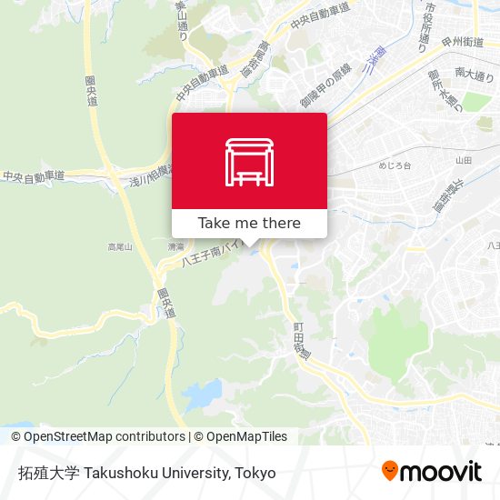 拓殖大学 Takushoku University map