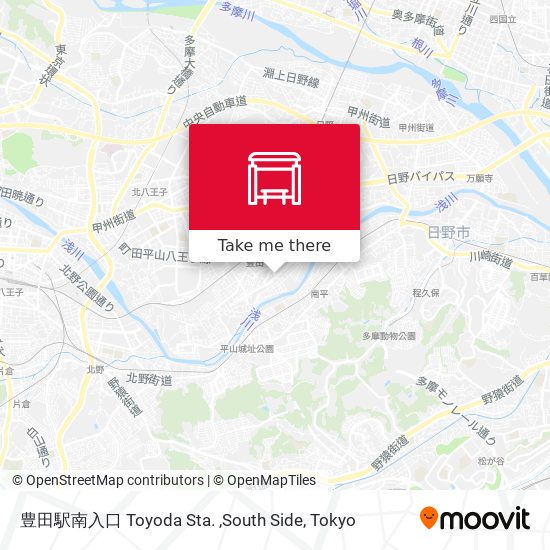 豊田駅南入口 Toyoda Sta. ,South Side map