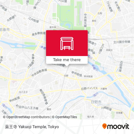 薬王寺 Yakuoji Temple map