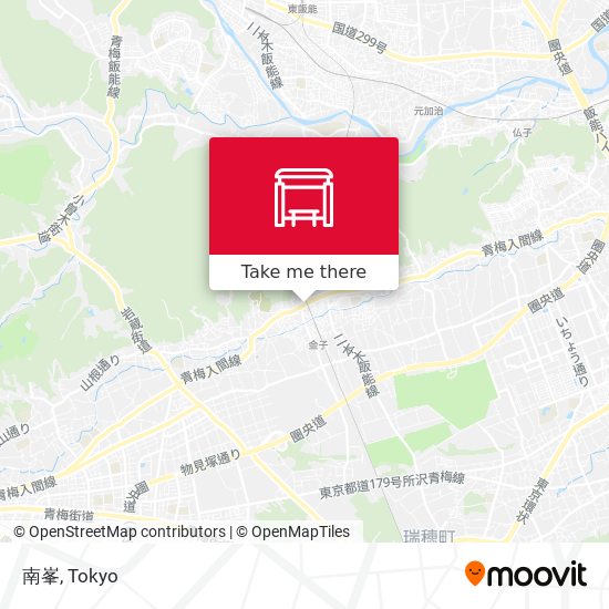 南峯 map