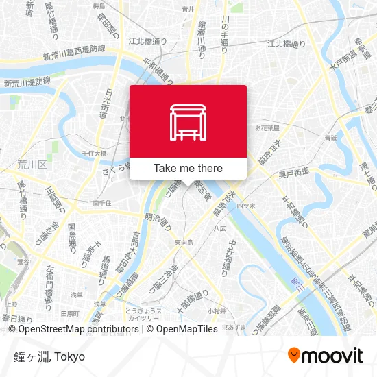 鐘ヶ淵 map