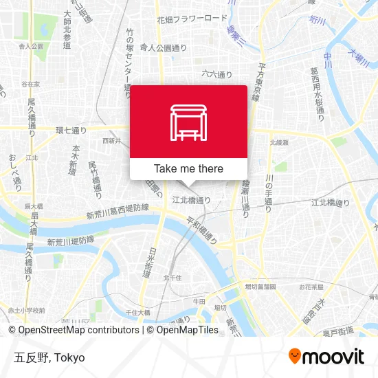 五反野 map