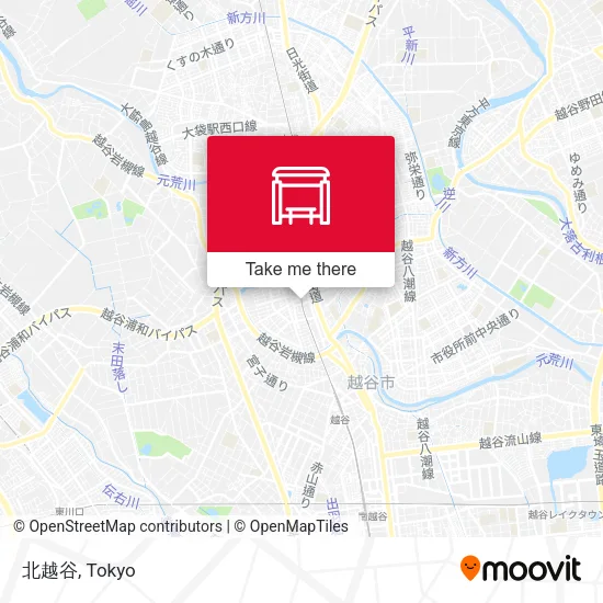 北越谷 map