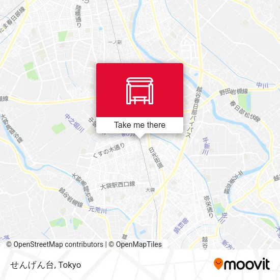 せんげん台 map