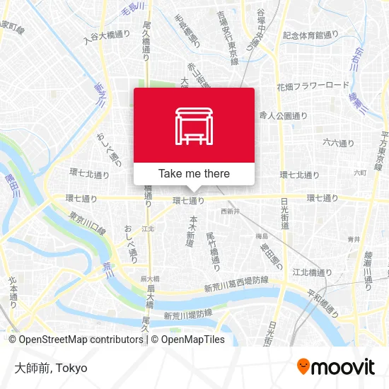 大師前 map