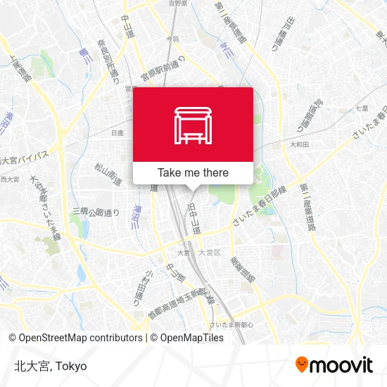 北大宮 map