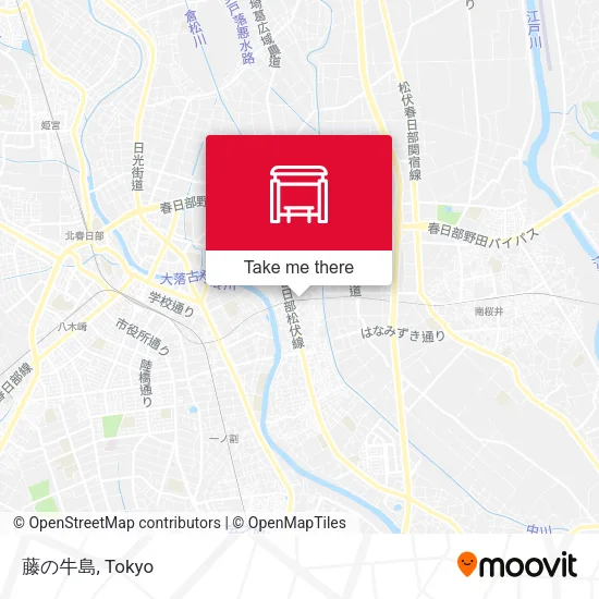 藤の牛島 map