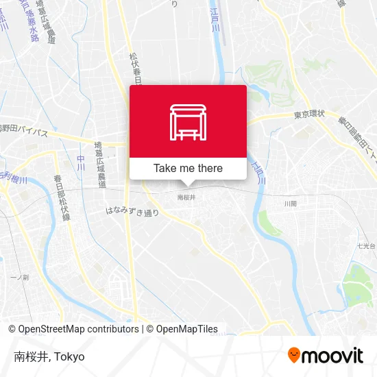 南桜井 map