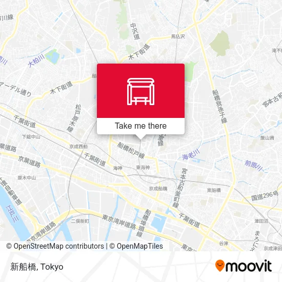 新船橋 map