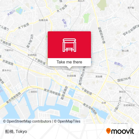 船橋 map